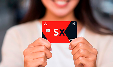 Cartão Santander SX para universitários