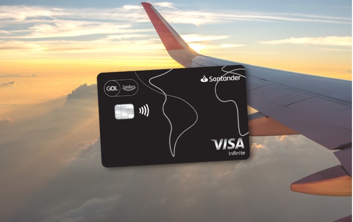 Cartão Gol Smiles Santander Infinite